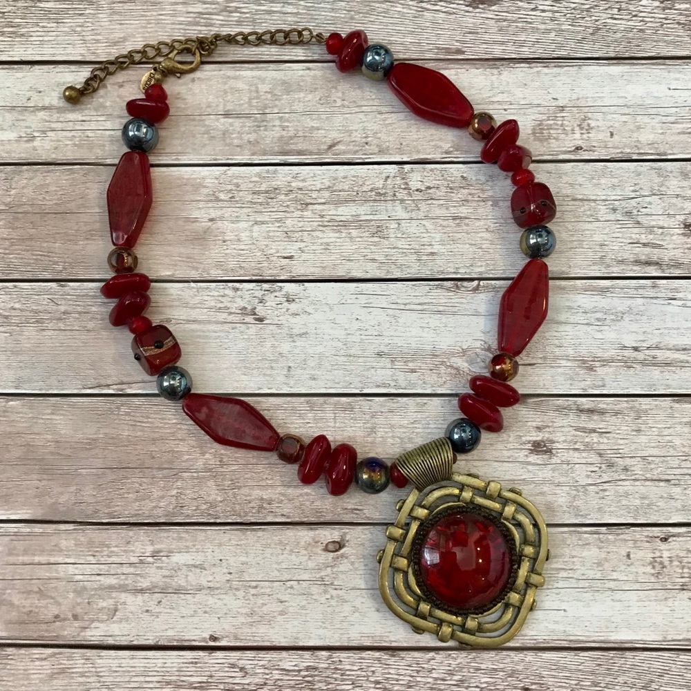 Chico’s Black Label Statement Pendant Necklace